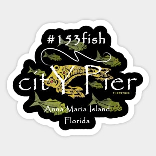 Anna Maria Island, FL., City Pier Fishing Sticker